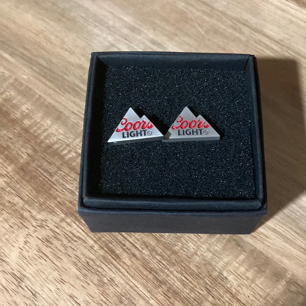 Coors Light cuff links